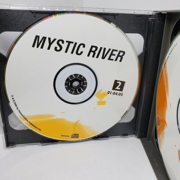 Dennis Lehane Mystic River Performed by David Strathairn 5 Discs CD 2000 Harper - Picture 8 of 12